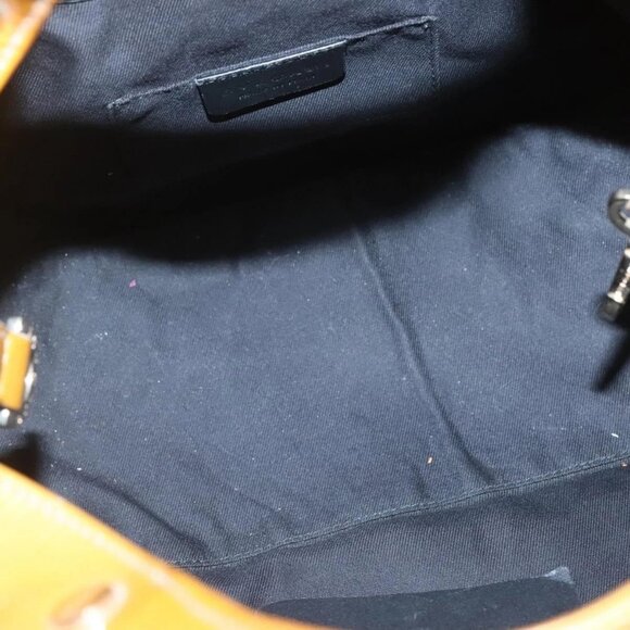 BVLGARI Chandra Hand Bag Enamel 2way Yellow Gold Auth 125921 - Picture 11 of 16